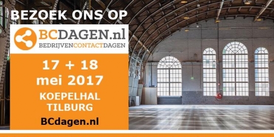 BC dagen 17 en 18 mei Koepelhal Tilburg